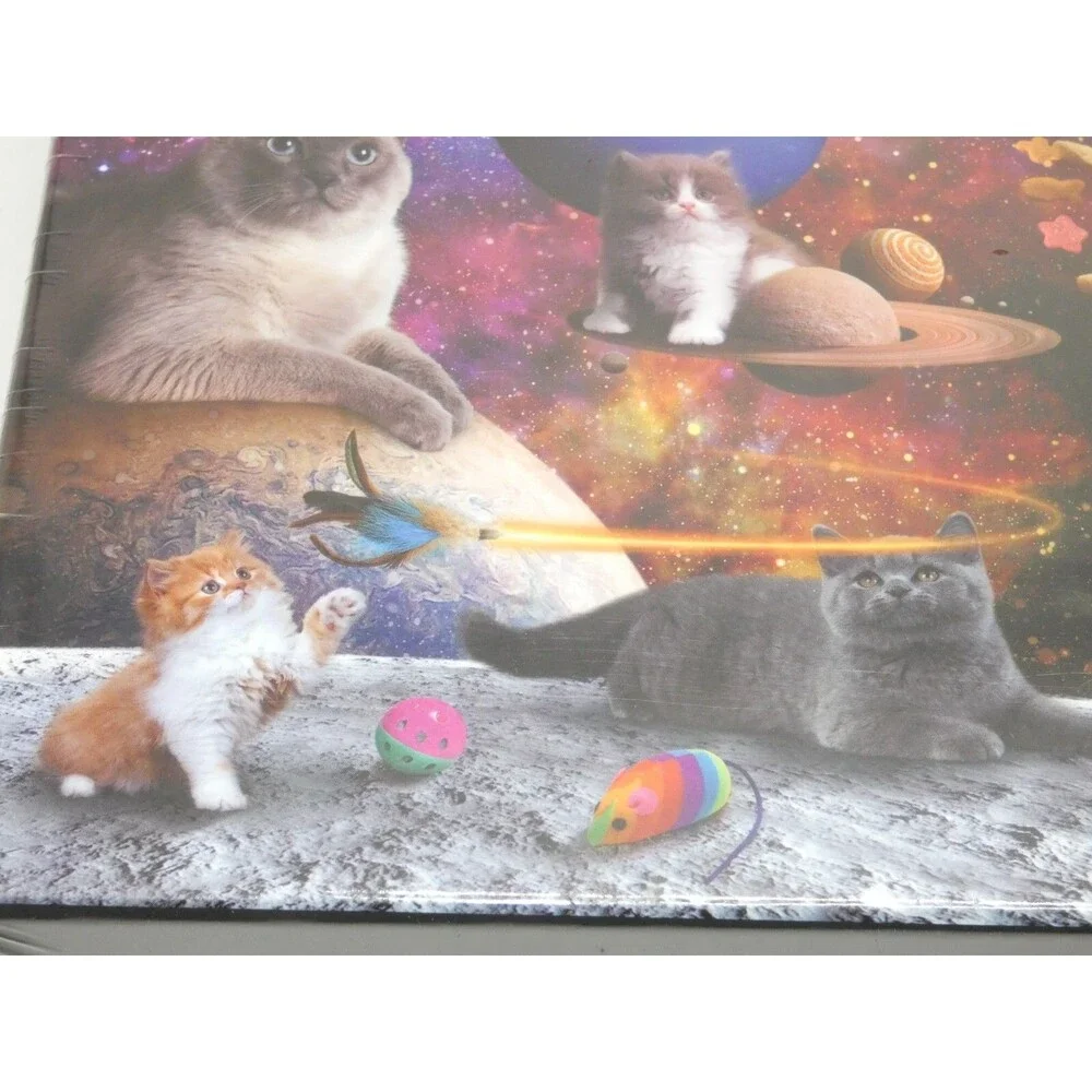 Genuine Fred Jigsaw Puzzle GALAXY CATS JENNIFER NORWOOD 1000 Piece Space Kitten